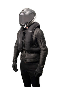 Kamizelka motocyklowa z poduszką powietrzną Helite E-Turtle 2 + Czujnik SDU czarna