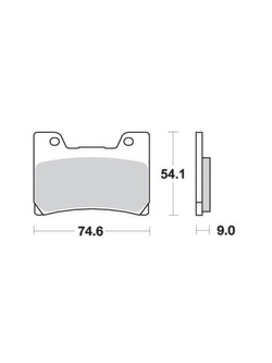 KLOCKI HAMULCOWE SBS 645 HS