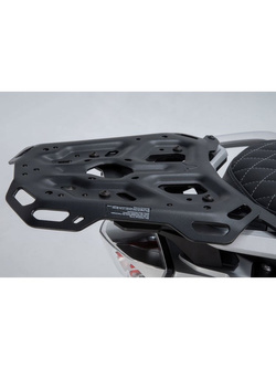 Zestaw: kufer centralny czarny TRAX ADV + stelaż Adventure-rack SW-Motech BMW R 1200/1250 GS LC Adv (13-) [pojemność: 38 L]