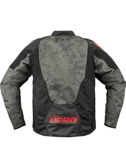 Kurtka motocyklowa tekstylna Icon Overlord 3 Magnacross szara