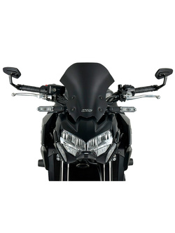 Szyba motocyklowa WRS Touring Kawasaki Z 900 (20-24) czarna matowa