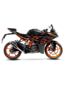 Tłumik motocyklowy LeoVince GP Corsa KTM RC 125 (22-23)/ RC 390 (22-23) stalowy [bez homologacji] czarny