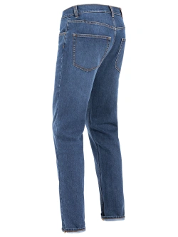 Jeansy motocyklowe John Doe Classic Tapered Mono niebieskie