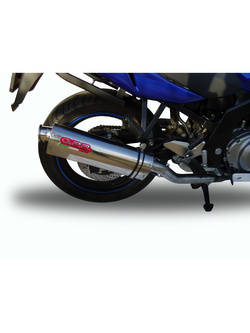 Tłumik G.P.R Trioval [Slip-On, Stainless Steel] - Suzuki GS 500 E / F [89-07]