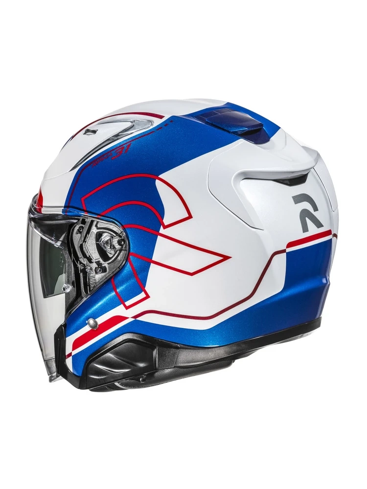 Kask otwarty HJC RPHA 31 Dereen niebiesko-biały