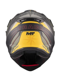 Kask adventure MT Track SV Questor B6 czarno-żółty, matowy