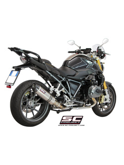 Tłumik SC-Project Oval Titanium + Carbon (SLIP ON) - BMW R 1200 R / RS [15-16]