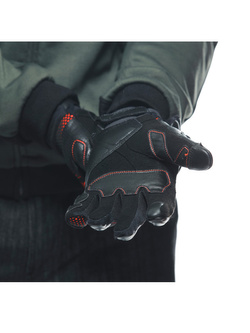 Rękawice motocyklowe Dainese Unruly Ergo-Tek czarno-czerwone