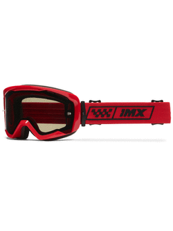 Gogle motocyklowe iMX Endurance Race czerwone