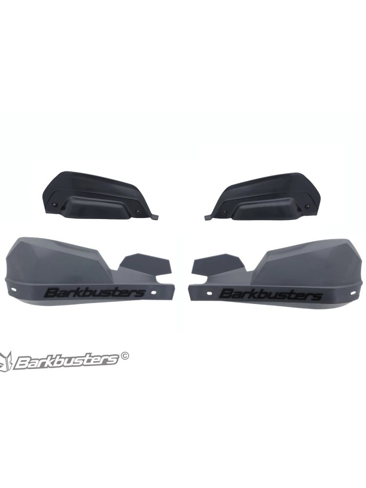 Osłony dłoni Barkbusters VPS z regulowanymi deflektorami, szare + zestaw montażowy Benelli TRK 502/ X (20-)