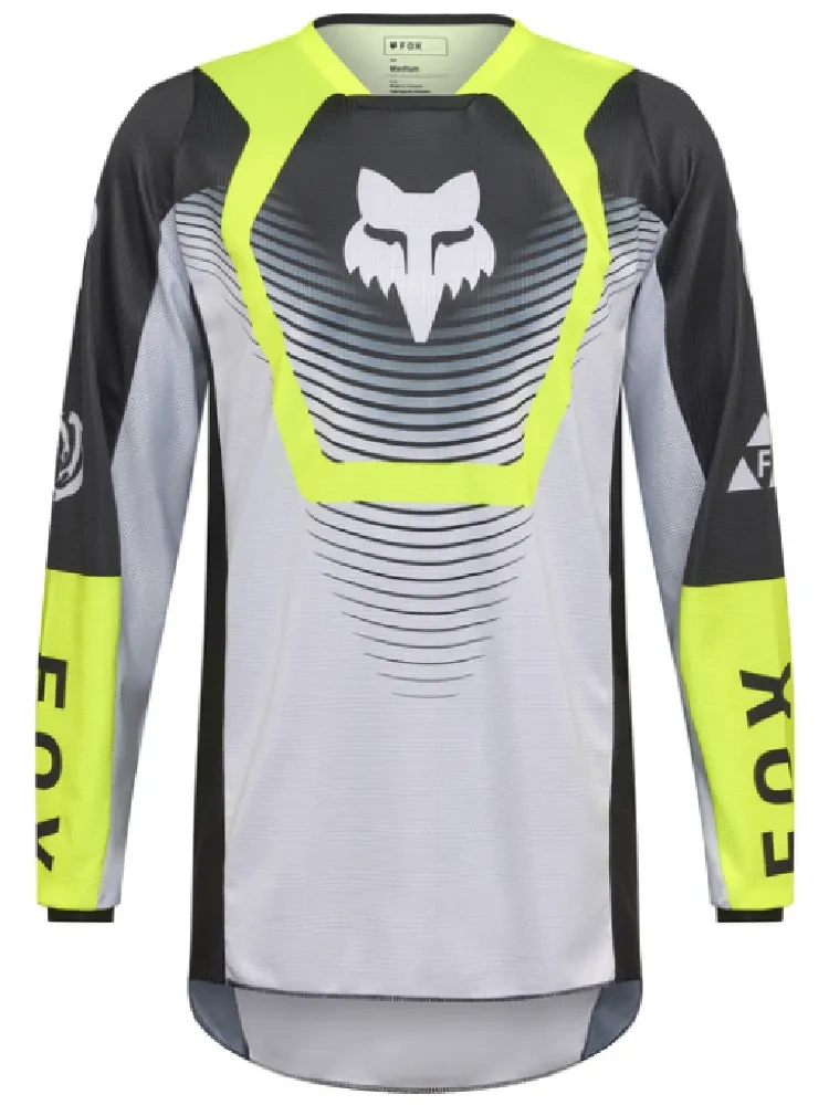 Bluza enduro Fox 180 Collect czarno-szaro-żółta
