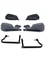 Osłony dłoni Barkbusters VPS z regulowanymi deflektorami, szare + zestaw montażowy BMW, Honda, KTM, Suzuki