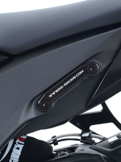 Mocowanie wydechu z zaślepką podnóżka R&G do Kawasaki ZX-10 R (11-)/ ZX-10 RR (21-) czarne