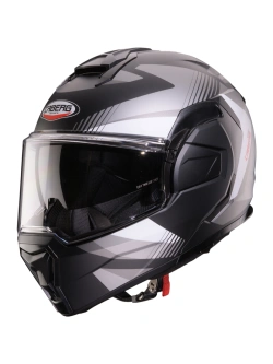 Kask szczękowy Caberg Trip czarno-szary