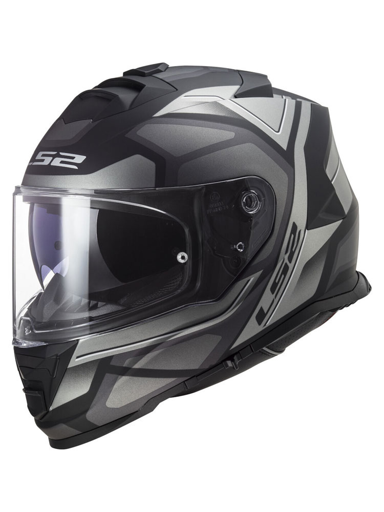 Kask integralny LS2 FF800 Storm II Faster titanium matowy