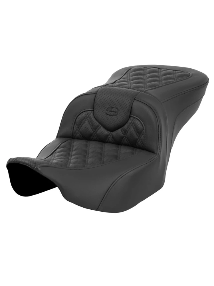 Kanapa motocyklowa dla kierowcy i pasażera Saddlemen Roadsofa LS Harley Davidson Road Glide/ Street Glide (wybrane modele) (23-) czarna