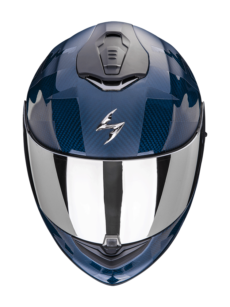 Kask integralny Scorpion Exo-1400 Evo Carbon Air Cerebro niebieski