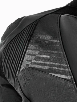 Kurtka motocyklowa skórzana RST Trac Evo D3O czarna