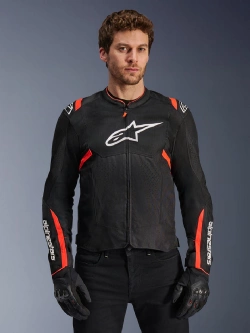 Kurtka motocyklowa tekstylna Alpinestars T-SPS Air V2 czarno-czerwona
