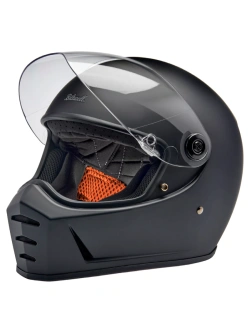 Kask integralny Biltwell Lane Splitter Flat czarny matowy