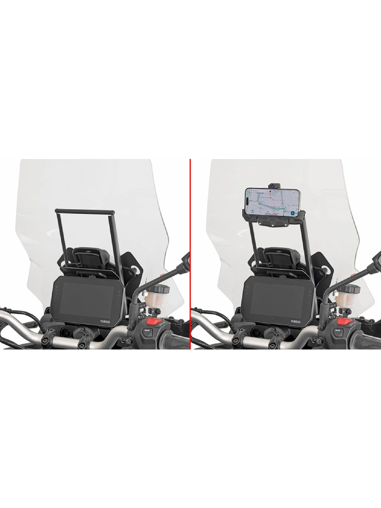 Poprzeczka GIVI do montażu uchwytu na smartfon/GPS Yamaha Tracer 9 (25-)