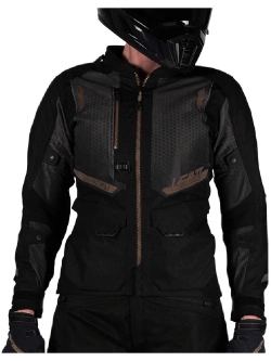 Kurtka motocyklowa damska tekstylna Leatt Flowtour 5.5 Stealth czarna