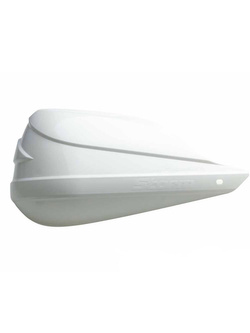 Osłony dłoni Barkbusters Storm, białe + zestaw montażowy Yamaha XSR 125 (23-)