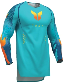 Bluza enduro Thor Sportmode Damascus niebiesko-pomarańcowa