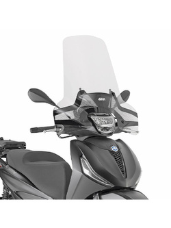 Szyba do skutera GIVI Piaggio Beverly 300/ 310/ 400 HPE (21-) przezroczysta [bez mocowania]