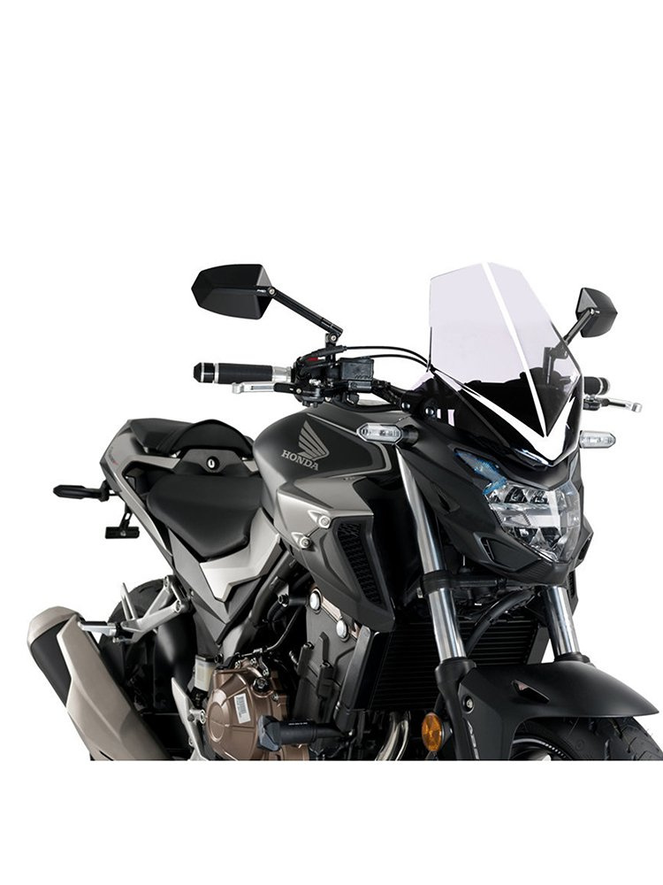Owiewka naked PUIG Honda CB500F (16-24) przezroczysta