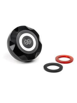 Pokrywa zbiornika płynu hamulcowego przedniego/ tylnego GILLES Aprilia, BMW, Ducati, Harley-Davidson, KTM, Moto-Guzzi, MV Agusta, Yamaha (wybrane modele) aluminiowa czarna
