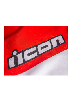 Kurtka motocyklowa tekstylna Icon Airform Retro czerwono-biało-czarna