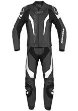 Kombinezon motocyklowy dwuczęściowy Spidi Laser Touring Short czarno-biały