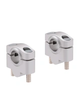 Podwyższenie kierownicy Hepco&Becker Royal Enfield Hunter 350 (23-) [25 mm w górę] srebrne