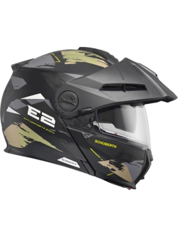 Kask szczękowy Schuberth E2 Trail czarno-zielony połysk
