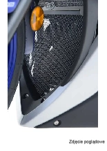 Osłona kolektorów wydechowych R&G Racing Yamaha YZF-R25 (14-18)/ YZF-R3 (15-18) granatowa