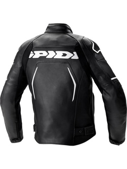 Kurtka motocyklowa skórzana Spidi Evorider 2 czarno-biała