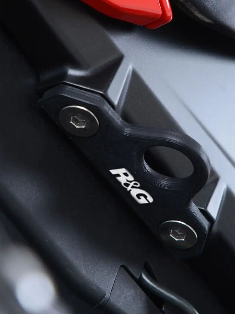 Uchwyty na pasy transportowe R&G do Honda CBR 1000 RR (17-19) czarne