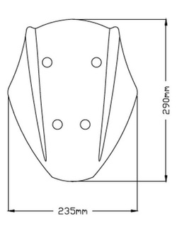 Owiewka PUIG Naked New Generation Ducati Diavel 1260 / S (19-23) przezroczysta