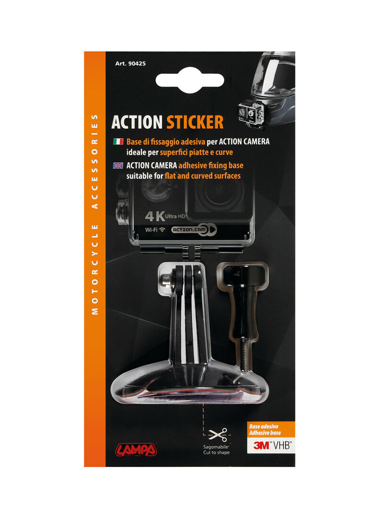 Baza samoprzylepna pod kamerkę sportową Lampa