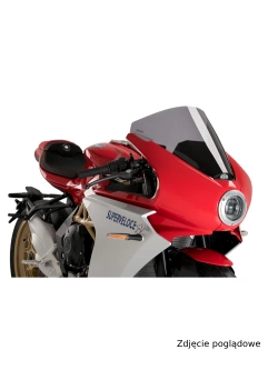 Szyba motocyklowa sportowa PUIG MV Augusta Superveloce 800 (20-)/ AGO (20-23)/ ORO (20-23)/ S (20-) czarna