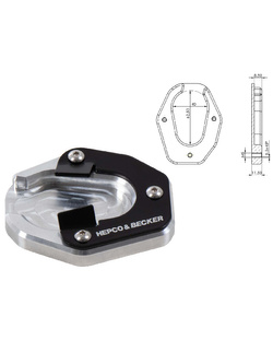 Poszerzenie stopki Hepco&Becker do Triumph Tiger 900 / GT / GT Pro / GT Low (20-23)