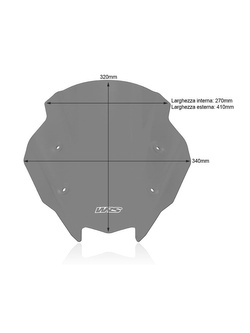 Szyba motocyklowa WRS Sport Kawasaki Z 1000 SX (17-20)/ Ninja 1000 SX (21-24) mocno przyciemniana