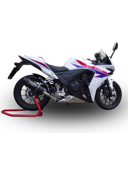 Tłumik G.P.R Furore Nero [Slip-On, Black Aluminium] - Honda CBR 500 R [12-16]