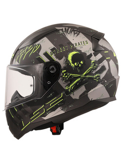 Kask integralny LS2 FF353 Rapid II Pirates titanium matowy