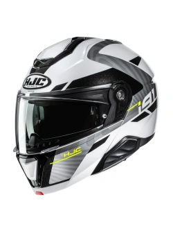 Kask szczękowy HJC i91 Gaia biało-szary