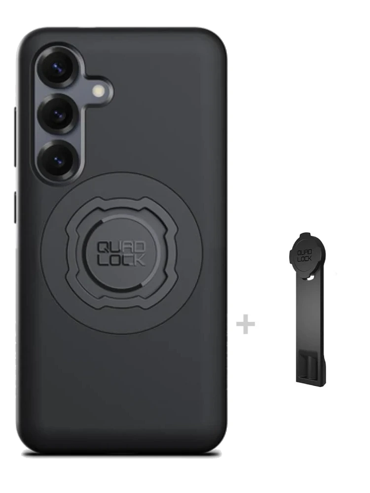 Zestaw: etui MAG na telefon Samsung Galaxy S25 (magnetyczne) oraz adapter do statywu Quad Lock
