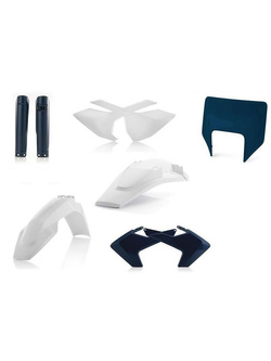 Pełny zestaw plastików Acerbis Husqvarna FE/ TE [17-19] biało-granatowy