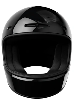 Kask integralny John Doe One czarny, połysk