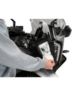 Osłona lampy PUIG w formie naklejki KTM 790/ 890 Adventure/ 890 SMT przeźroczysta 
